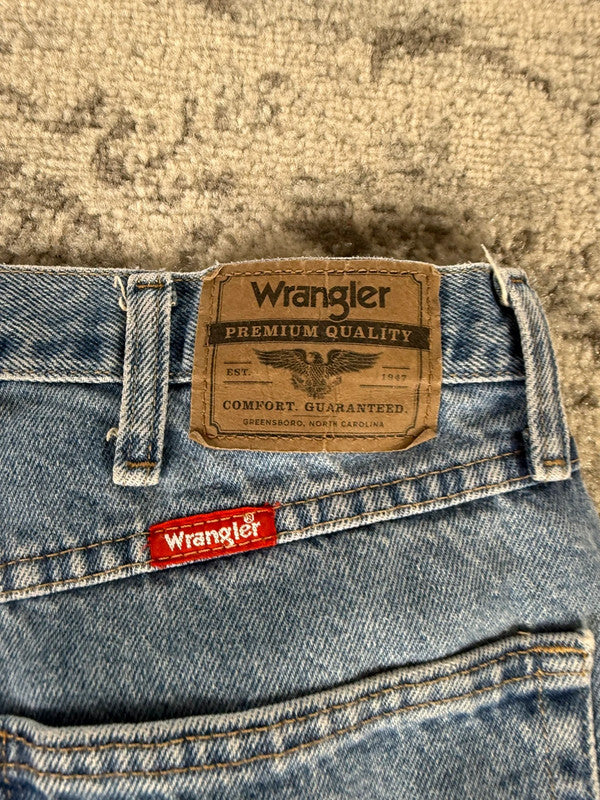 Pantalon baggy jean large skater Japanese balloon streetwear JNCO y2k vintage hip-hop 35US n•21