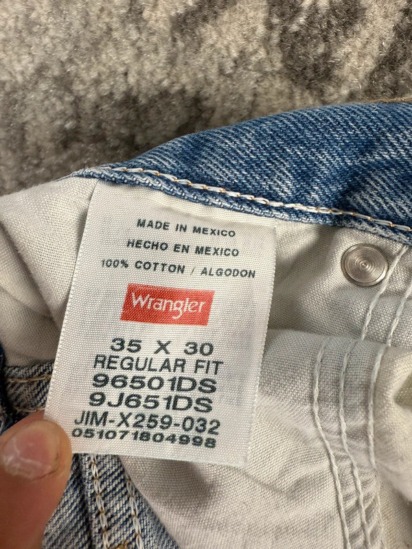 Pantalon baggy jean large skater Japanese balloon streetwear JNCO y2k vintage hip-hop 35US n•21