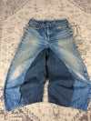Pantalon baggy jean large skater Japanese balloon streetwear JNCO y2k vintage hip-hop L n•24