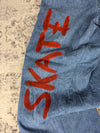 Pantalon baggy jean large skater Japanese balloon streetwear JNCO y2k vintage hip-hop 30US n•25