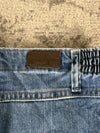 Pantalon baggy jean large skater Japanese balloon streetwear JNCO y2k vintage hip-hop 30US n•25