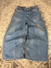 Pantalon baggy jean large skater Japanese balloon streetwear JNCO y2k vintage hip-hop L n•26
