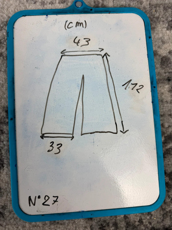 Pantalon baggy jean large skater Japanese balloon streetwear JNCO y2k vintage hip-hop 36US n•27