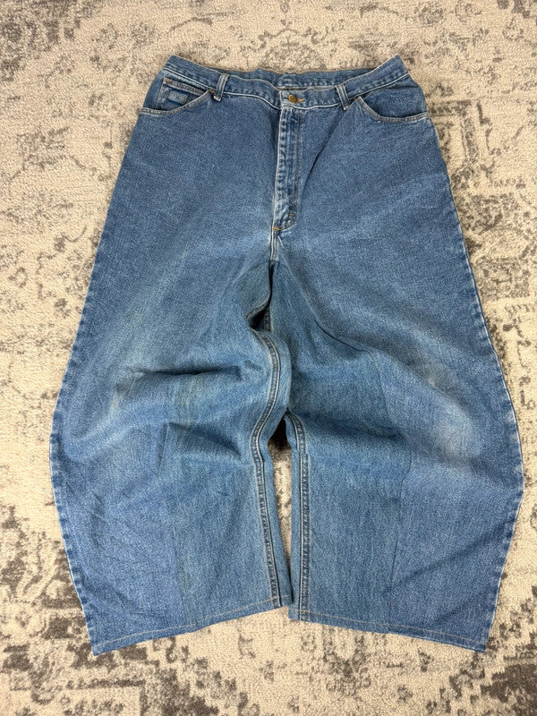 Pantalon baggy jean large skater Japanese balloon streetwear JNCO y2k vintage hip-hop L n•30