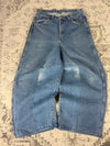 Pantalon baggy jean large skater Japanese balloon streetwear JNCO y2k vintage hip-hop 32US n•31
