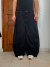 Pantalon baggy jean large skater Japanese balloon streetwear JNCO y2k vintage hip-hop 36US n•32
