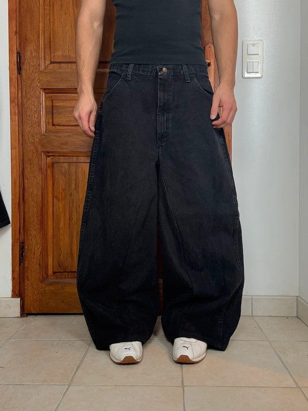 Pantalon baggy jean large skater Japanese balloon streetwear JNCO y2k vintage hip-hop 36US n•32