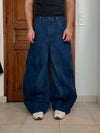 Pantalon baggy jean large skater Japanese balloon streetwear JNCO y2k vintage hip-hop 32US n•34