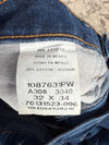 Pantalon baggy jean large skater Japanese balloon streetwear JNCO y2k vintage hip-hop 32US n•34