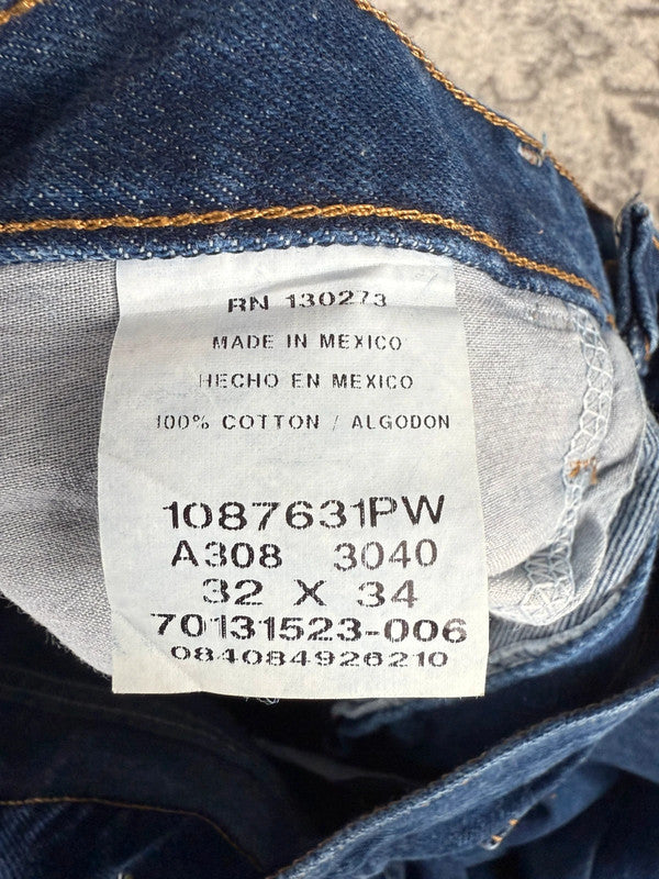 Pantalon baggy jean large skater Japanese balloon streetwear JNCO y2k vintage hip-hop 32US n•34