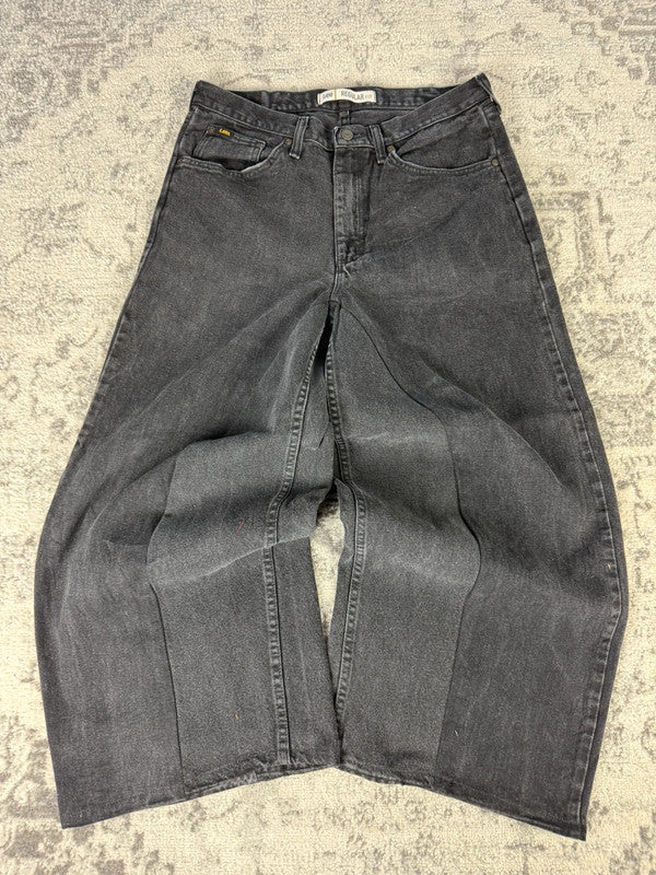 Pantalon baggy jean large skater Japanese balloon streetwear JNCO y2k vintage hip-hop M n•36