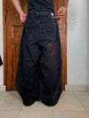 Pantalon baggy jean large skater Japanese balloon streetwear JNCO y2k vintage hip-hop L n•37
