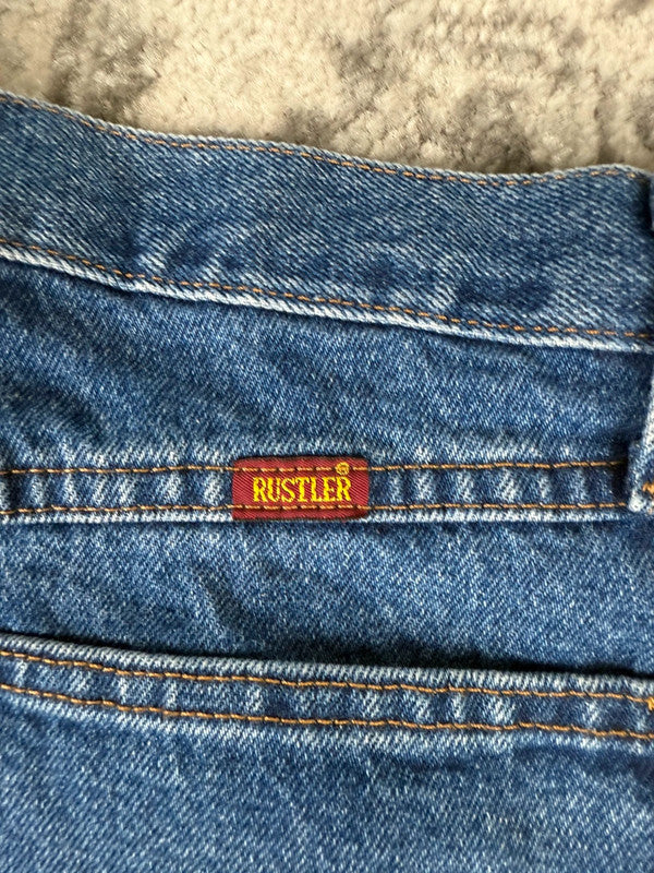 Pantalon baggy jean large skater Japanese balloon streetwear JNCO y2k vintage hip-hop 32US n•39
