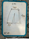 Pantalon baggy jean large skater Japanese balloon streetwear JNCO y2k vintage hip-hop 32US n•39