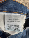 Pantalon baggy jean large skater Japanese balloon streetwear JNCO y2k vintage hip-hop 32US n•39