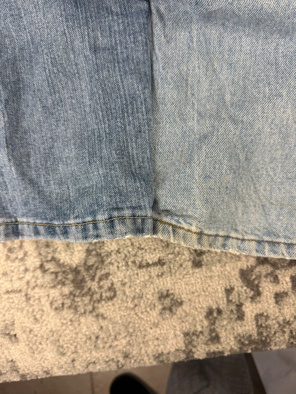 Pantalon baggy jean large skater Japanese balloon streetwear JNCO y2k vintage hip-hop XL n•40