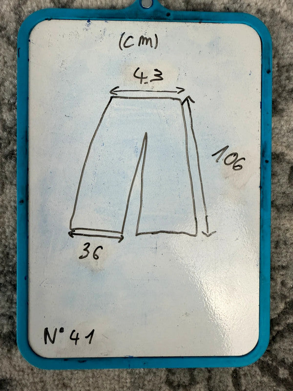 Pantalon baggy jean large skater Japanese balloon streetwear JNCO y2k vintage hip-hop 36US n•41