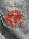 Pantalon baggy jean large skater Japanese balloon streetwear JNCO y2k vintage hip-hop L n•42