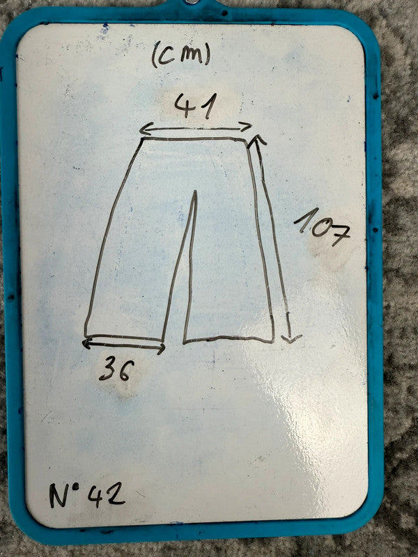 Pantalon baggy jean large skater Japanese balloon streetwear JNCO y2k vintage hip-hop L n•42