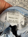 Pantalon baggy jean large skater Japanese balloon streetwear JNCO y2k vintage hip-hop 34US n•43