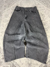 Pantalon baggy jean large skater Japanese balloon streetwear JNCO y2k vintage hip-hop 36US n•44