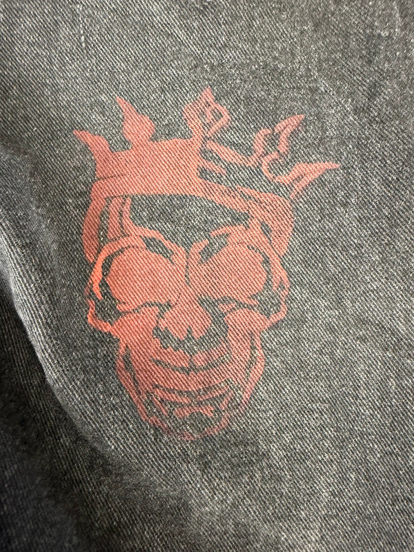 Pantalon baggy jean large skater Japanese balloon streetwear JNCO y2k vintage hip-hop L n•45