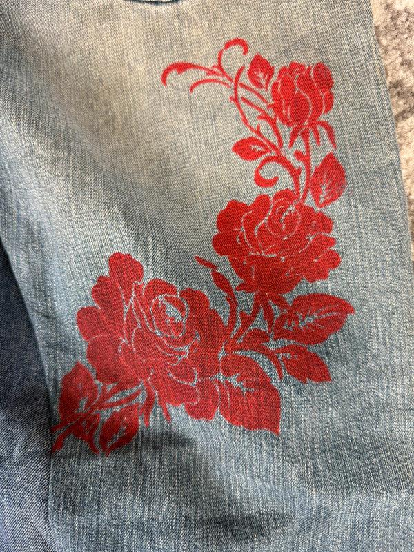 Pantalon baggy jean large skater Japanese balloon streetwear JNCO y2k vintage hip-hop L n•46