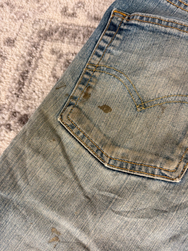 Pantalon baggy jean large skater Japanese balloon streetwear JNCO y2k vintage hip-hop L n•46