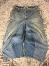 Pantalon baggy jean large skater Japanese balloon streetwear JNCO y2k vintage hip-hop 38US n•48