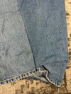 Pantalon baggy jean large skater Japanese balloon streetwear JNCO y2k vintage hip-hop XL n•50
