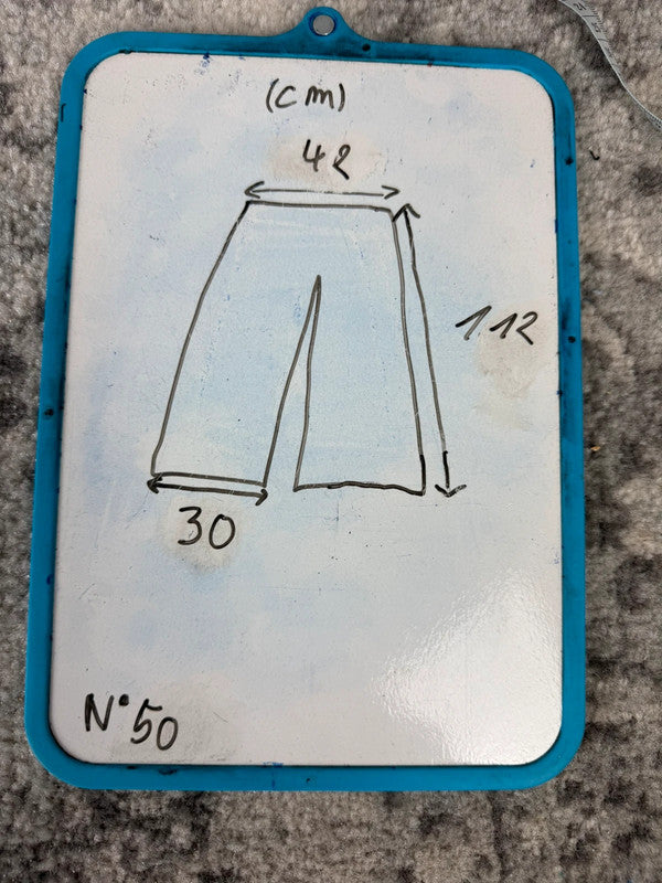 Pantalon baggy jean large skater Japanese balloon streetwear JNCO y2k vintage hip-hop XL n•50