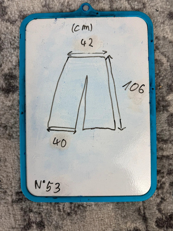 Pantalon baggy jean large skater Japanese balloon streetwear JNCO y2k vintage hip-hop 36US n•53