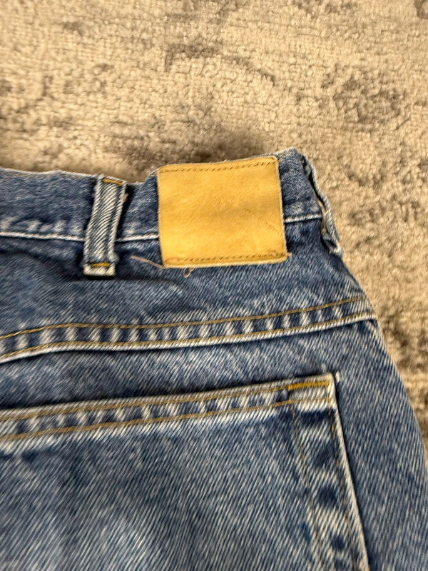 Pantalon baggy jean large skater Japanese balloon streetwear JNCO y2k vintage hip-hop 36US n•54