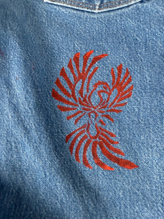 Pantalon baggy jean large skater Japanese balloon streetwear JNCO y2k vintage hip-hop XS n•55