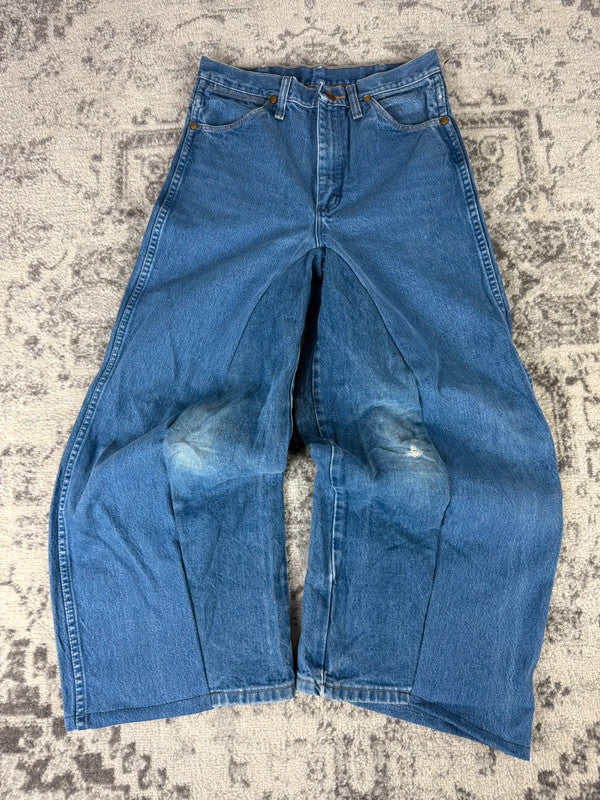 Pantalon baggy jean large skater Japanese balloon streetwear JNCO y2k vintage hip-hop XS n•55