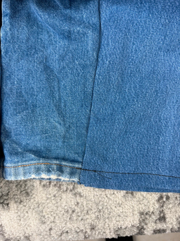 Pantalon baggy jean large skater Japanese balloon streetwear JNCO y2k vintage hip-hop XS n•55