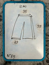 Pantalon baggy jean large skater Japanese balloon streetwear JNCO y2k vintage hip-hop XS n•55