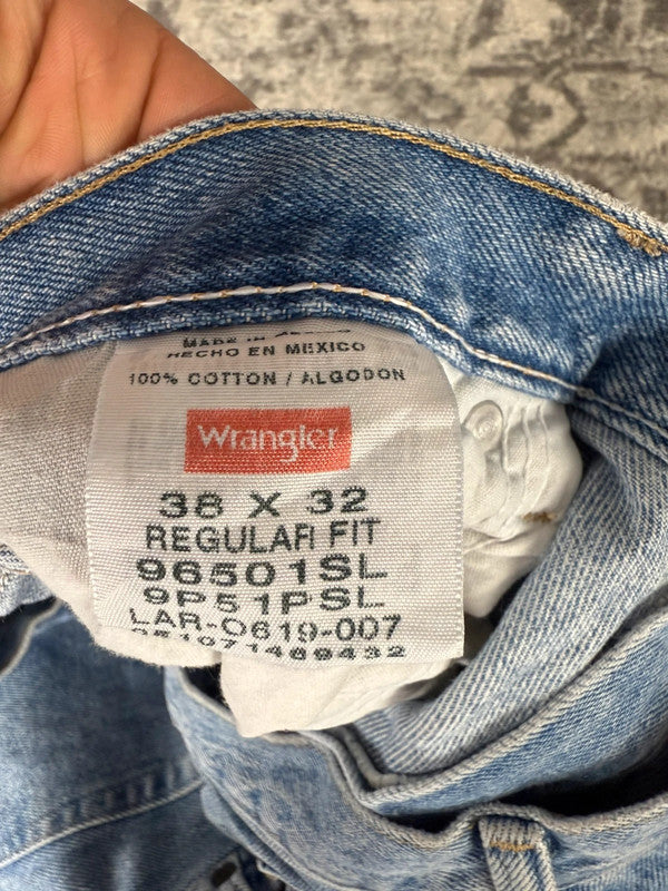 Pantalon baggy jean large skater Japanese balloon streetwear JNCO y2k vintage hip-hop 38US n•67