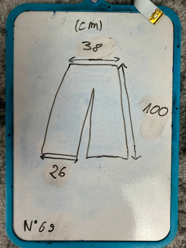 Pantalon baggy jean large skater Japanese balloon streetwear JNCO y2k vintage hip-hop 31US n•69