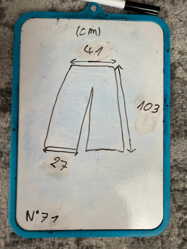 Pantalon baggy jean large skater Japanese balloon streetwear JNCO y2k vintage hip-hop M n•71