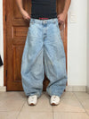 Pantalon baggy jean large skater Japanese balloon streetwear JNCO y2k vintage hip-hop M n•71