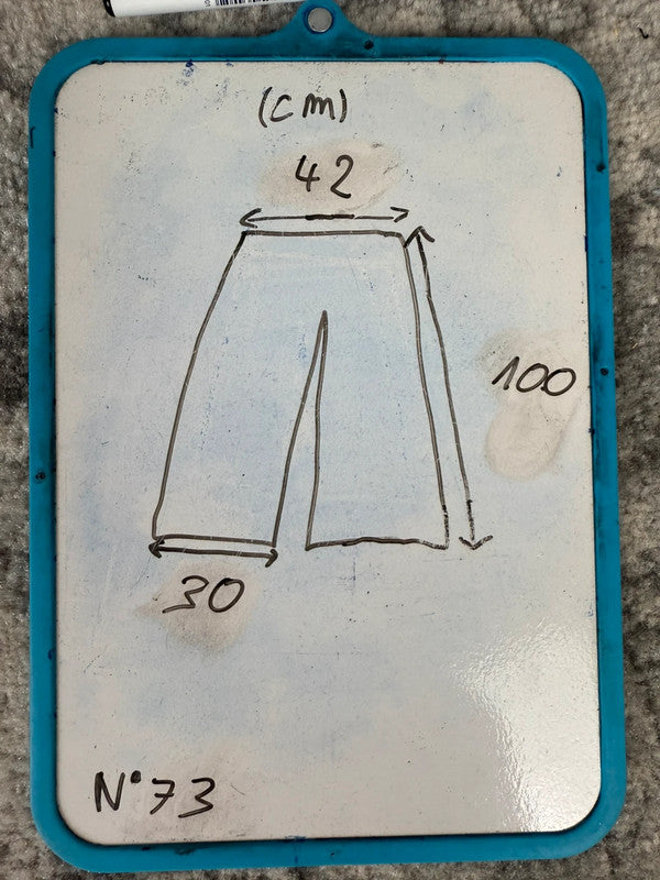 Pantalon baggy jean large skater Japanese balloon streetwear JNCO y2k vintage hip-hop M n•73