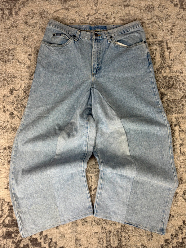 Pantalon baggy jean large skater Japanese balloon streetwear JNCO y2k vintage hip-hop M n•73