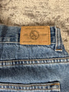 Pantalon baggy jean large skater Japanese balloon streetwear JNCO y2k vintage hip-hop M n•76