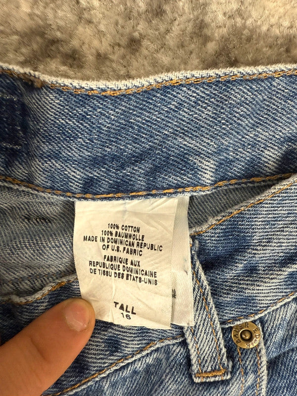 Pantalon baggy jean large skater Japanese balloon streetwear JNCO y2k vintage hip-hop M n•76