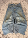 Pantalon baggy jean large skater Japanese balloon streetwear JNCO y2k vintage hip-hop 30US n•77