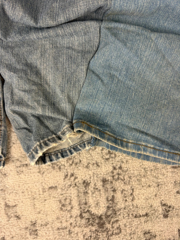 Pantalon baggy jean large skater Japanese balloon streetwear JNCO y2k vintage hip-hop 30US n•77