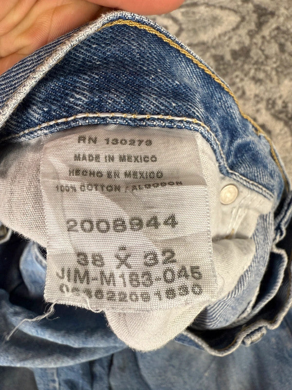 Pantalon baggy jean large skater Japanese balloon streetwear JNCO y2k vintage hip-hop 38US n•78