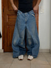Pantalon baggy jean large skater Japanese balloon streetwear JNCO y2k vintage hip-hop 38US n•78