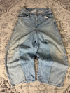 Pantalon baggy jean large skater Japanese balloon streetwear JNCO y2k vintage hip-hop 33US n•79